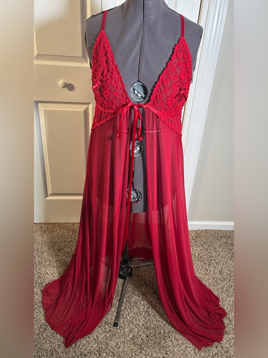 Other - Red Lace Babydoll Nightgown — 3XL